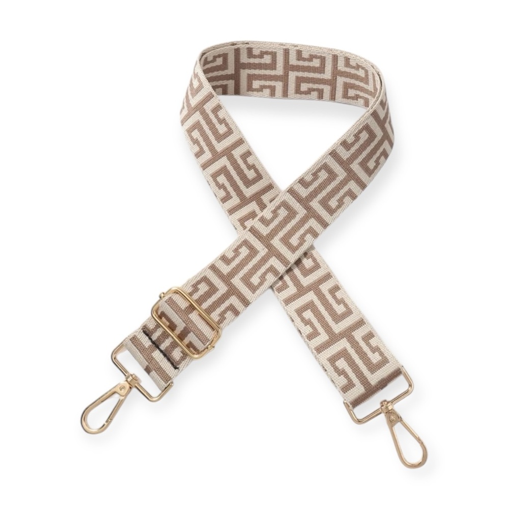 Geometric Figure Adjustable Bag Strap